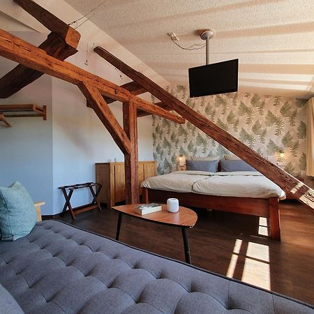 Schmiede1860 Bed and Breakfast Gross Dratow Exteriör bild
