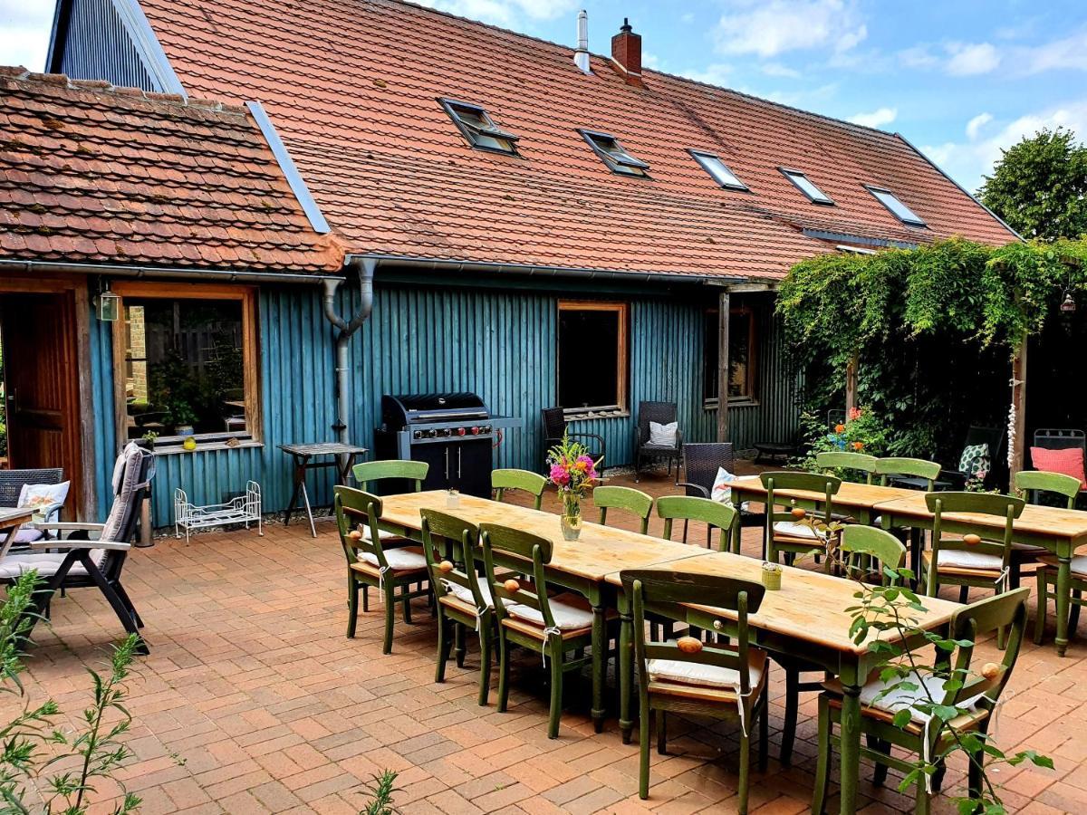 Schmiede1860 Bed and Breakfast Gross Dratow Exteriör bild
